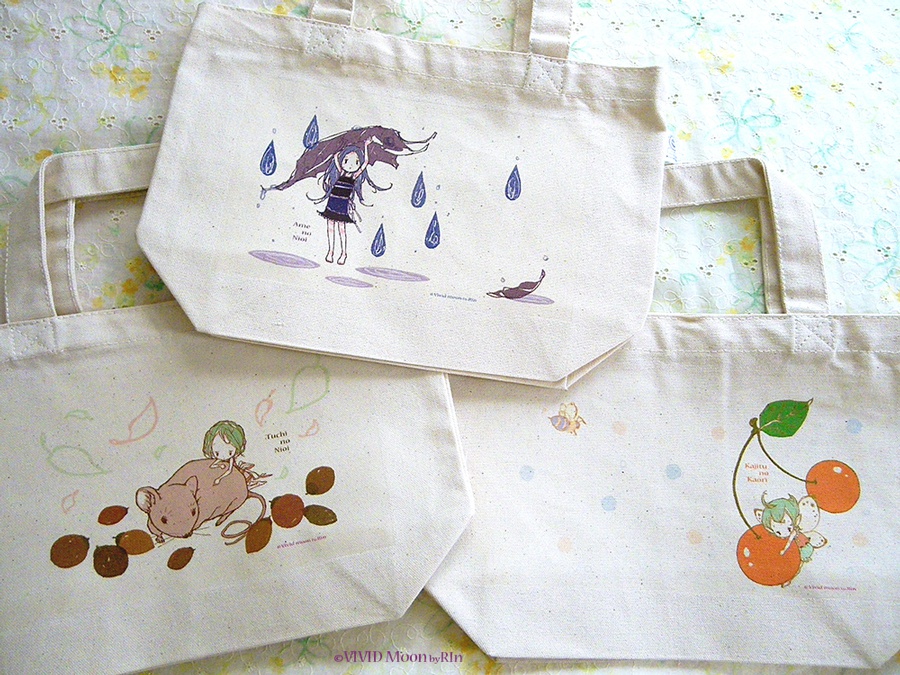 トートバック『妖精とねずみとどんぐり』