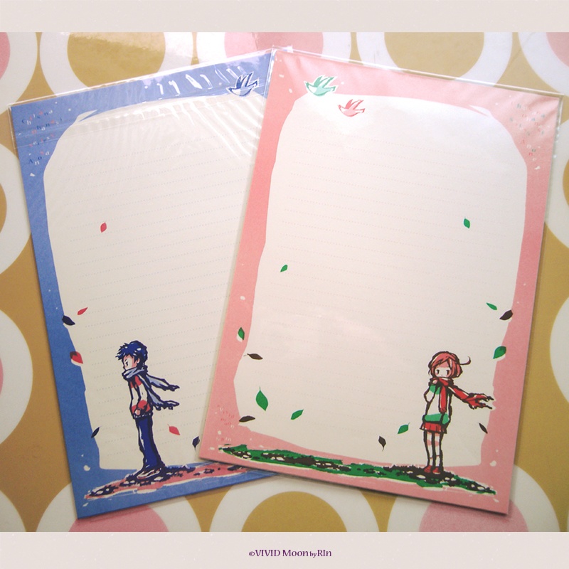 便箋『カタライ』【B5 2色刷り 2柄×10枚入】