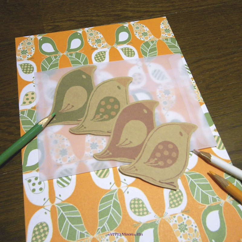 レターセット『irotoridori』【B5便箋 2色刷り ミニカード 封筒】