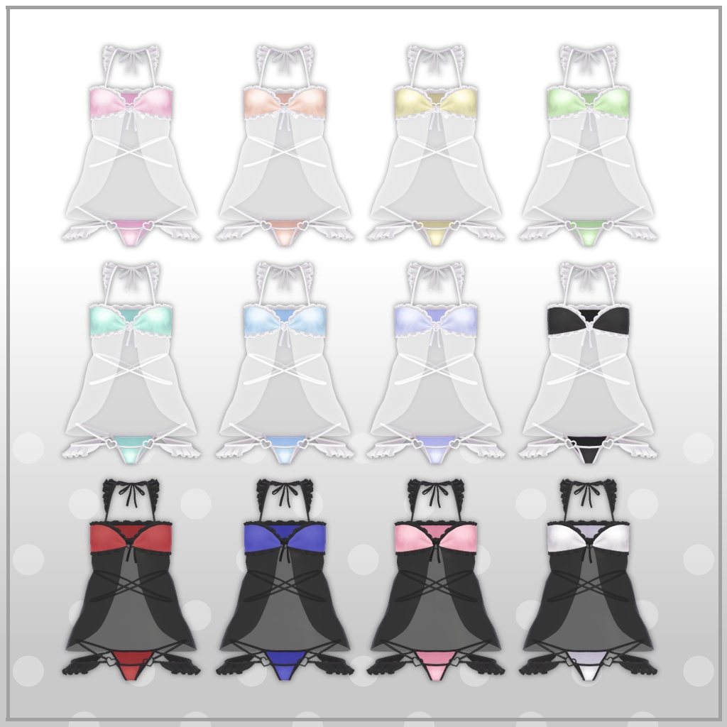 【4アバター対応】あまあまエンジェルビキニ【PB対応】