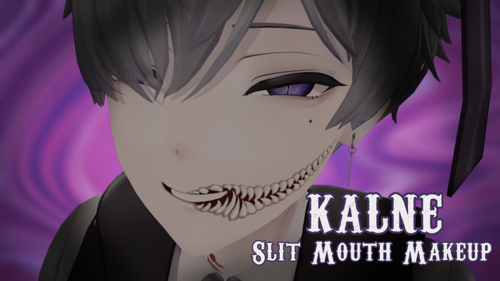 『カルネ / KALNE』Slit Mouth Face Makeup