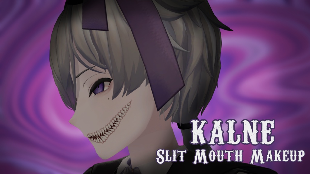 『カルネ / KALNE』Slit Mouth Face Makeup