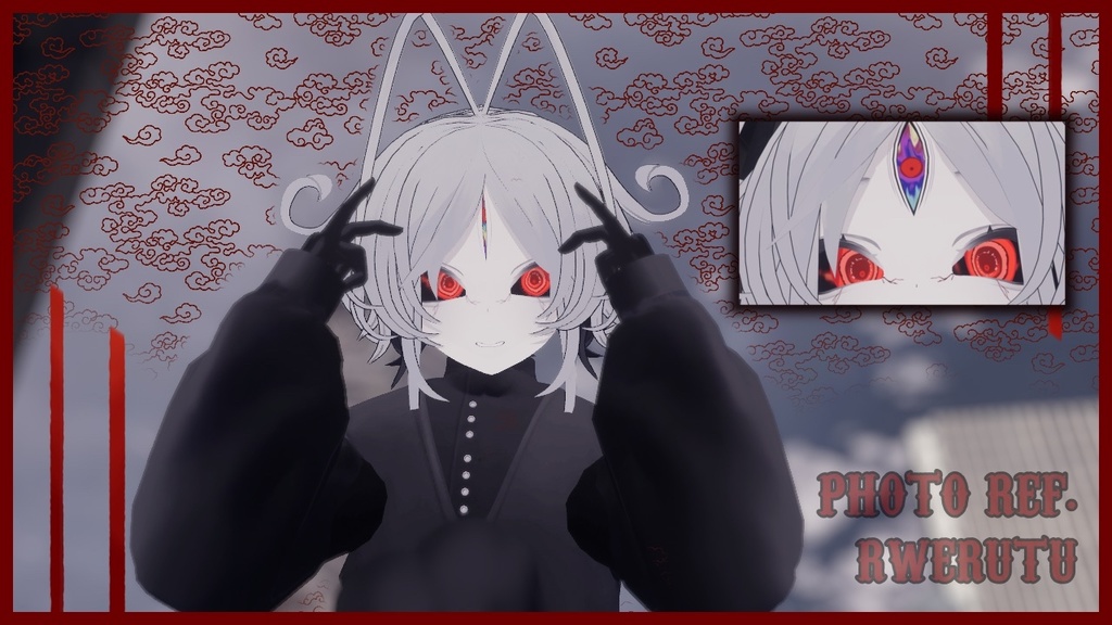 『18アバター対応 | Compatible with 18 avatars』Tokyo Ghoul Eye Texture 東京喰種 アイテクスチャ