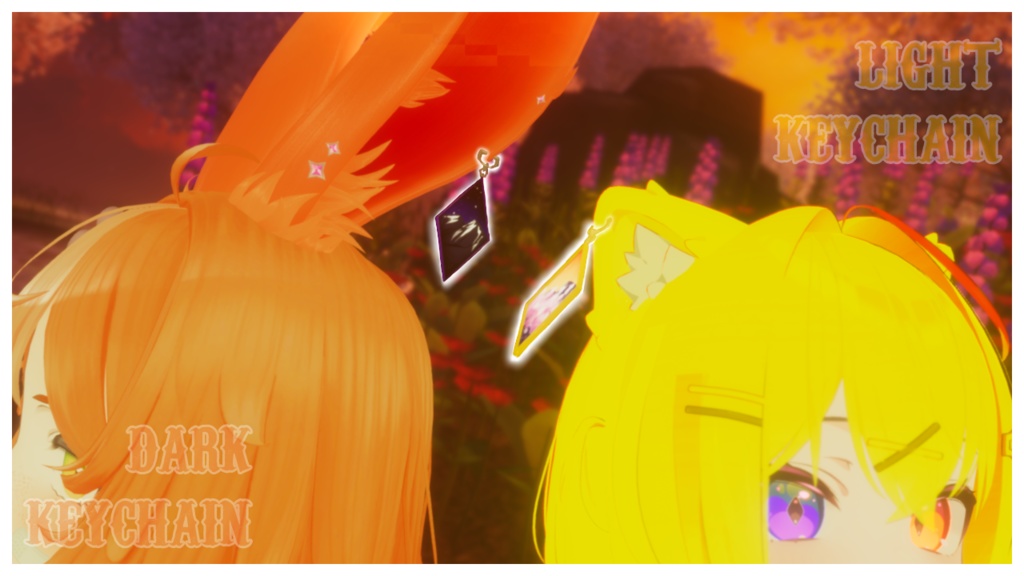 【無料Free】100 Followers Anniversary! 100人記念 ! Matching Keychain キーチェーン