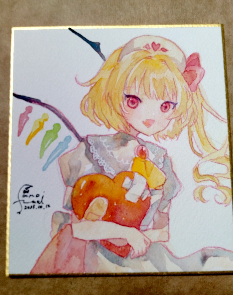 フランドール　水彩色紙