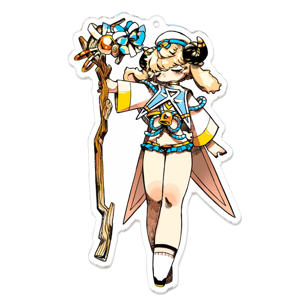 ねむ羊アクキー