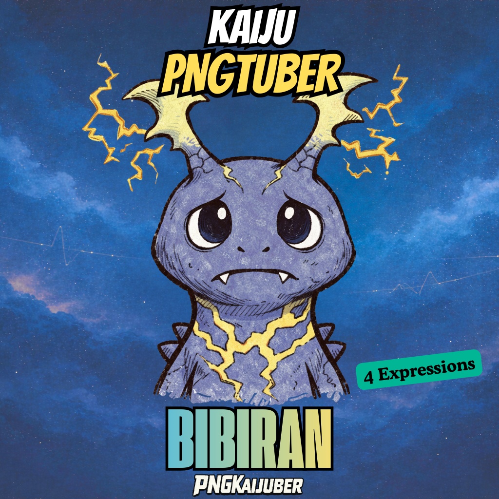 PNGTuber | レトロ怪獣アバター