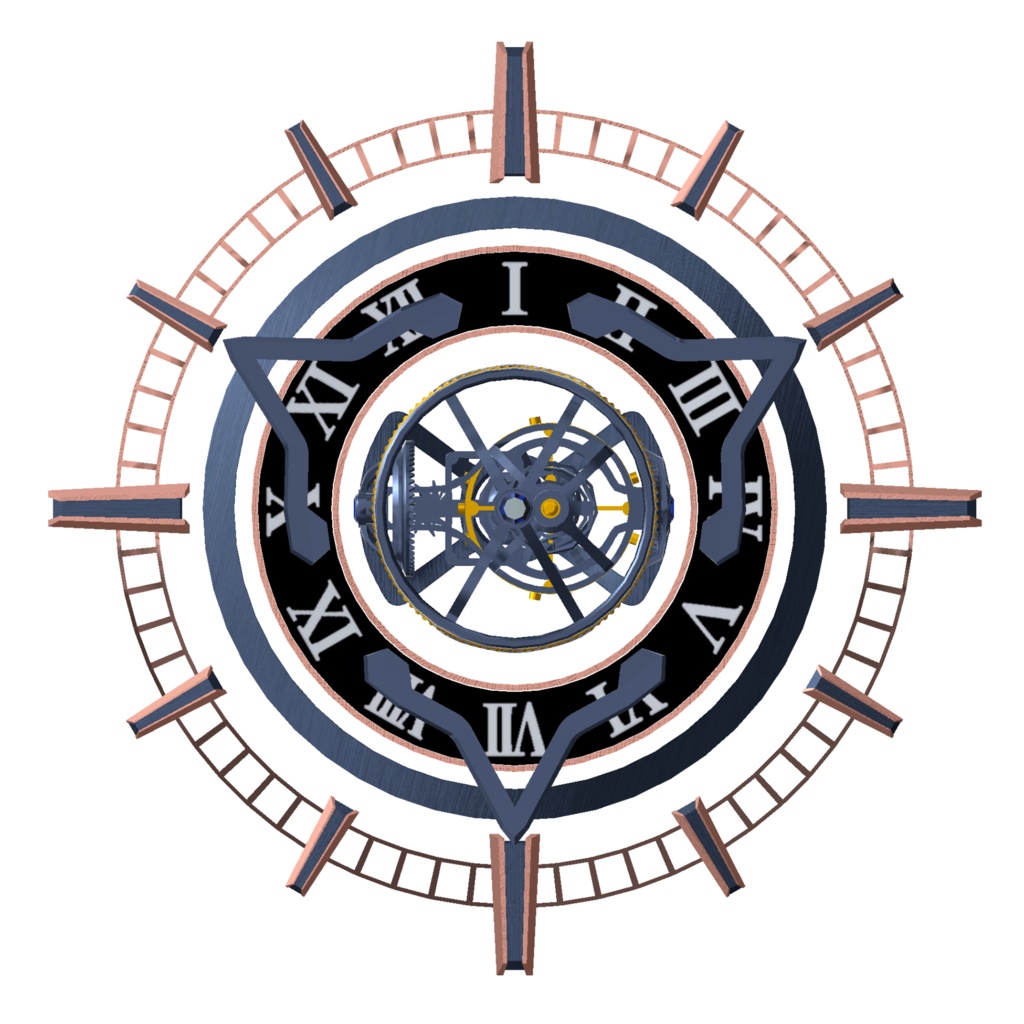 【VRChat想定】動く歯車ヘイロー