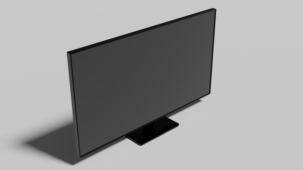 テレビの3Dモデル