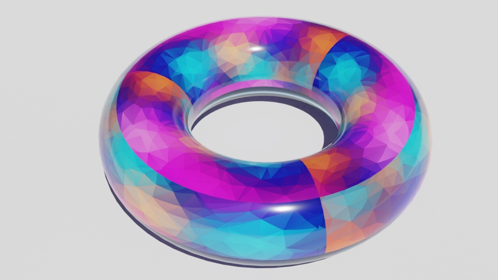 浮き輪の3Dモデル