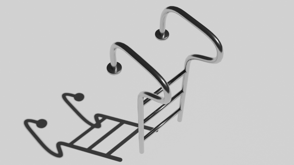 handrail 手すり | 3D Model