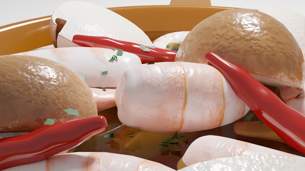 Ahijo アヒージョ | 3D Model