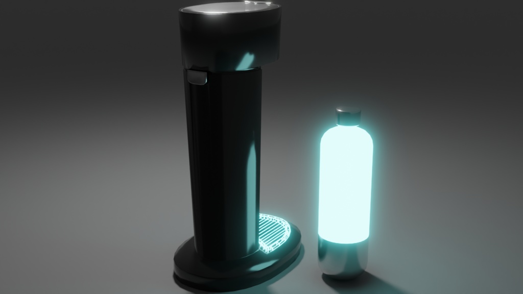 Soda Maker 炭酸水メーカー(ネオンバージョン) | 3D Model