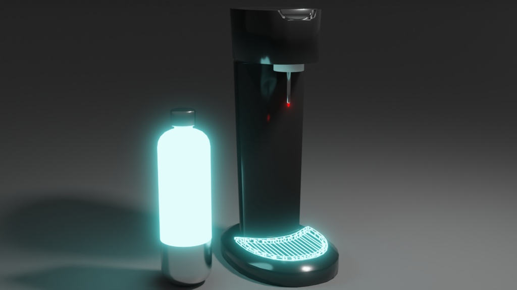 Soda Maker 炭酸水メーカー(ネオンバージョン) | 3D Model