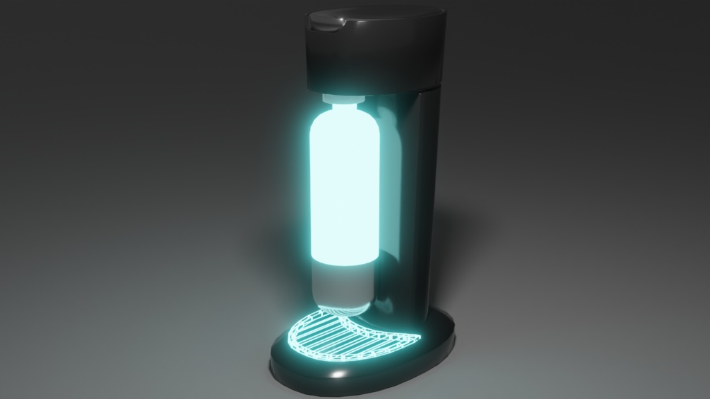 Soda Maker 炭酸水メーカー(ネオンバージョン) | 3D Model