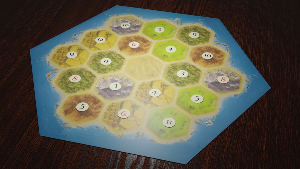 Catan カタン(ボードゲーム) | 3D Model