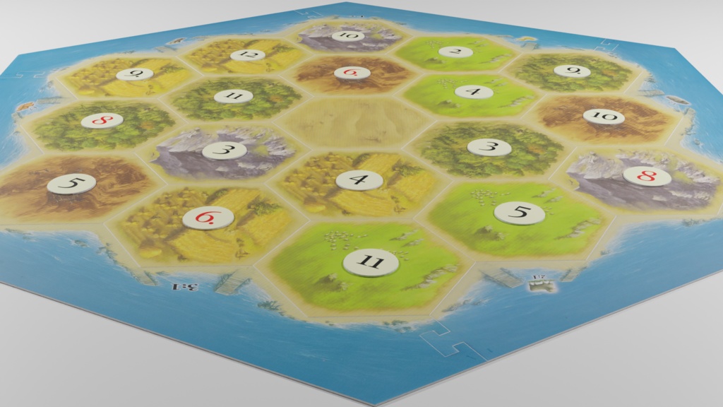 Catan カタン(ボードゲーム) | 3D Model
