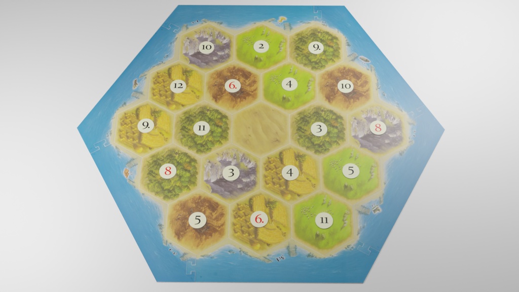 Catan カタン(ボードゲーム) | 3D Model