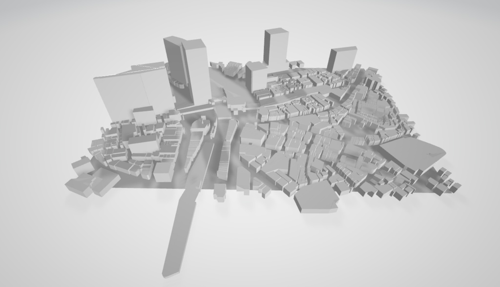 Tokyo Shibuya MAP 渋谷駅周辺マップ | 3D Model