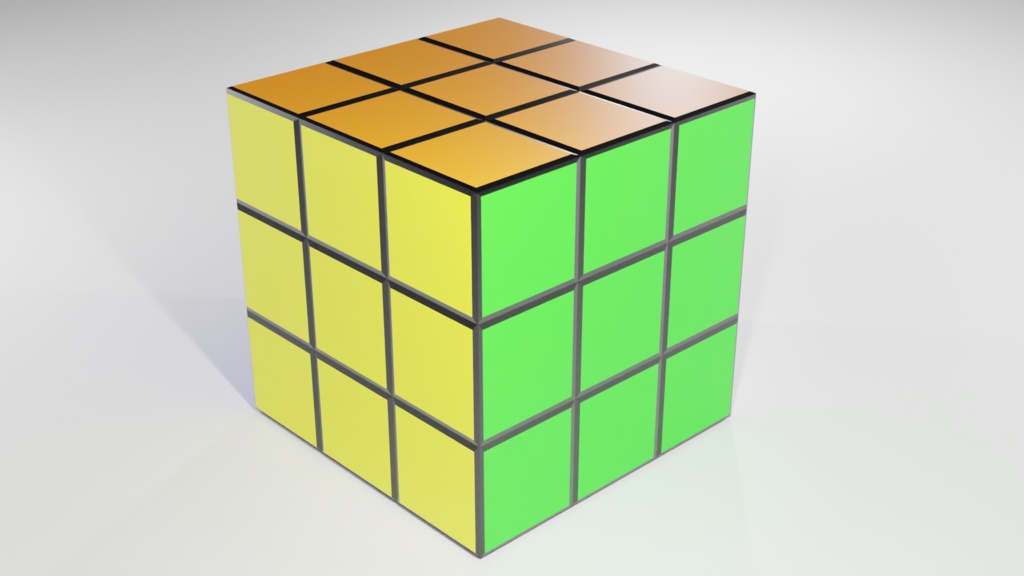 Rubik's Cube ルービックキューブ | 3D Model
