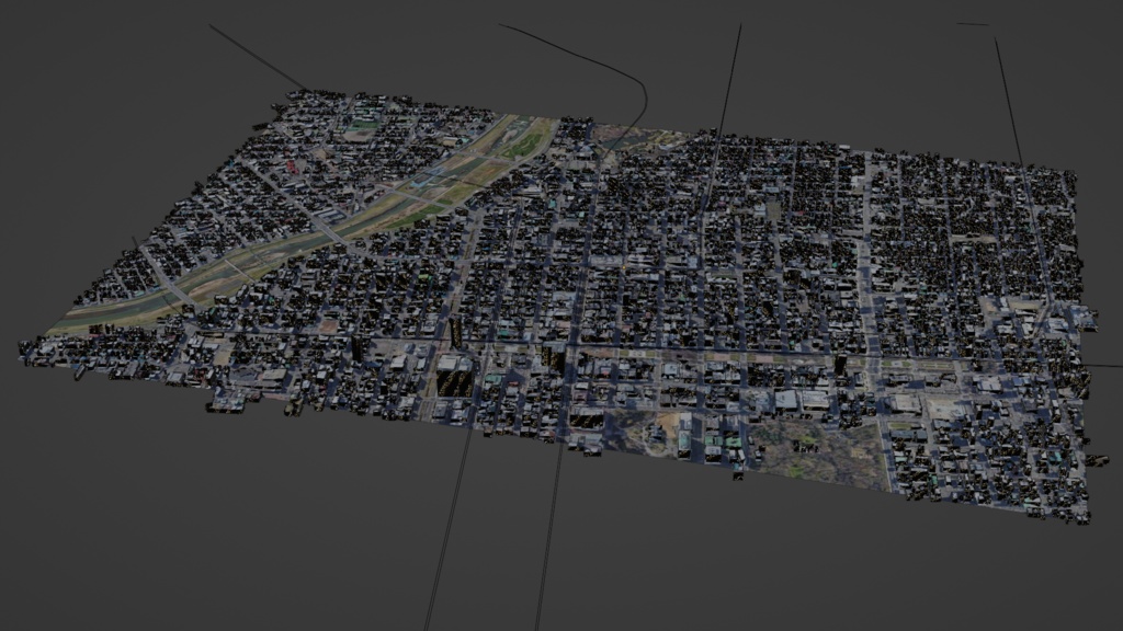 Hokkaido Susukino すすきの駅周辺マップ | 3D Model