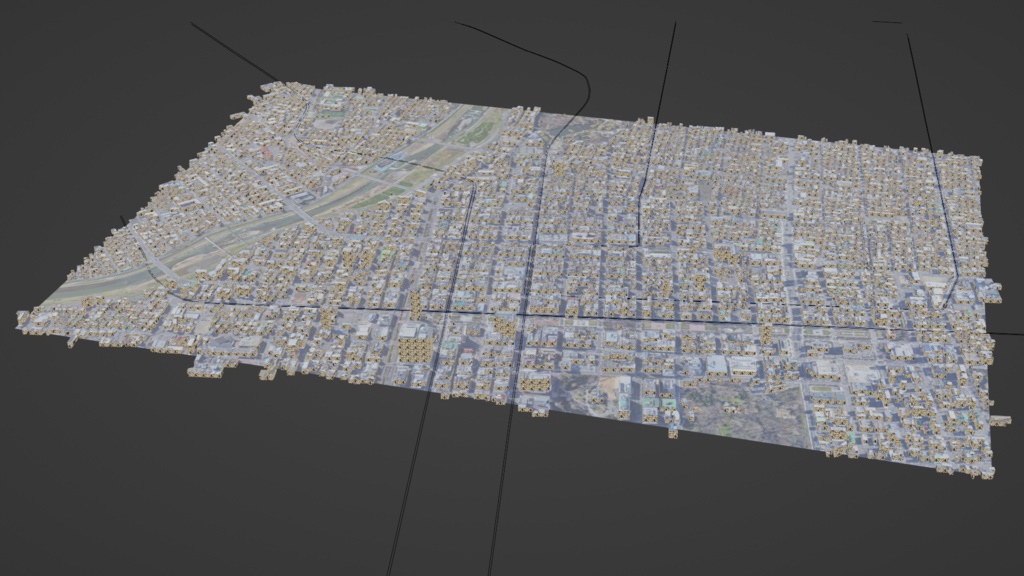 Hokkaido Susukino すすきの駅周辺マップ | 3D Model