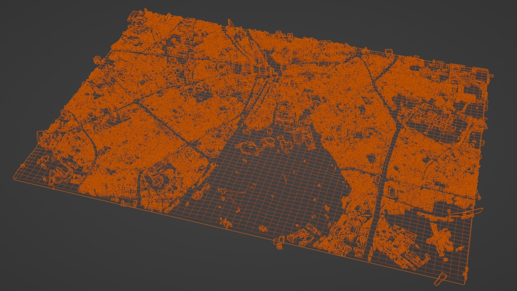 TOKYO SHIBUYA MAP 渋谷~原宿の街 広域3Dマップ | 3D Model