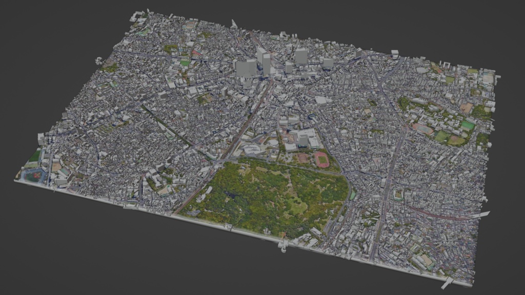 TOKYO SHIBUYA MAP 渋谷~原宿の街 広域3Dマップ | 3D Model