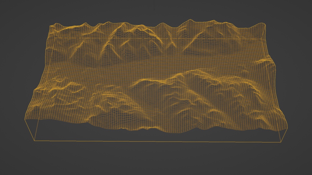 Valley and Mountain 4-piece set 渓谷・山・谷 4種類セット | 3D Model