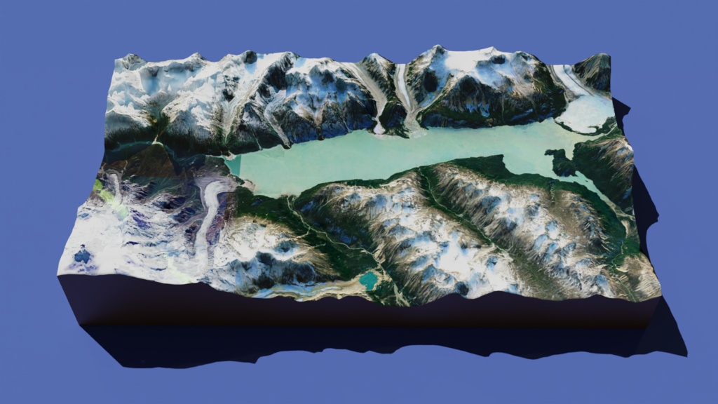 Valley and Mountain 4-piece set 渓谷・山・谷 4種類セット | 3D Model