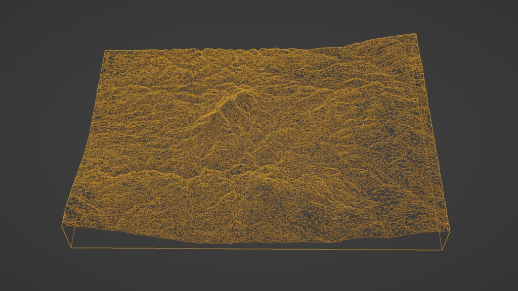 Valley and Mountain 4-piece set 渓谷・山・谷 4種類セット | 3D Model