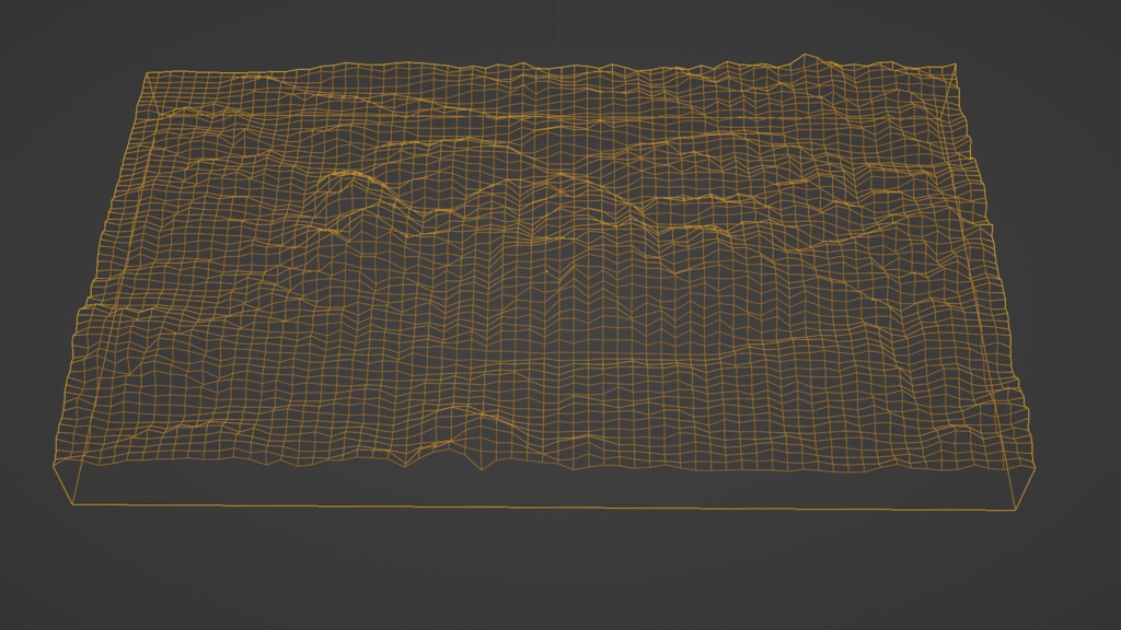 Valley and Mountain 4-piece set 渓谷・山・谷 4種類セット | 3D Model