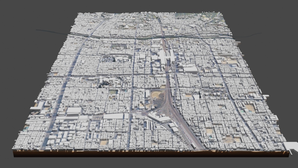 Kyoto MAP 京都駅周辺の広域3Dマップ | 3D Model