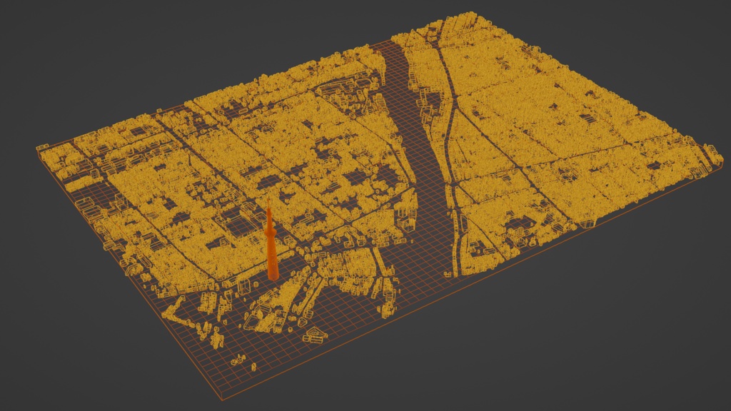 Tokyo Skytree MAP スカイツリー周辺の広域3Dモデル | 3D Model