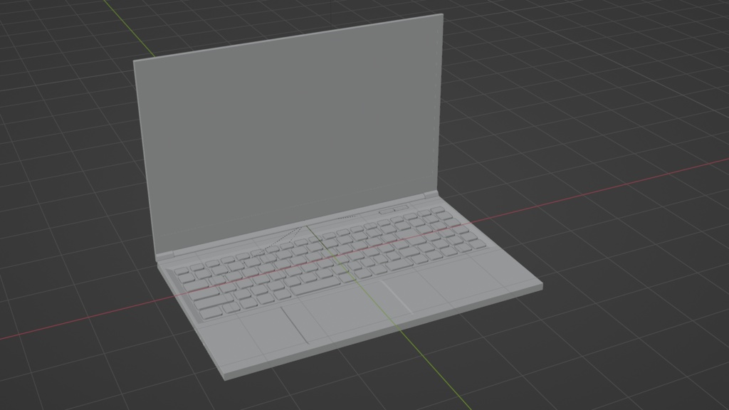 Laptop ノートPC・ノートパソコン | 3D Model