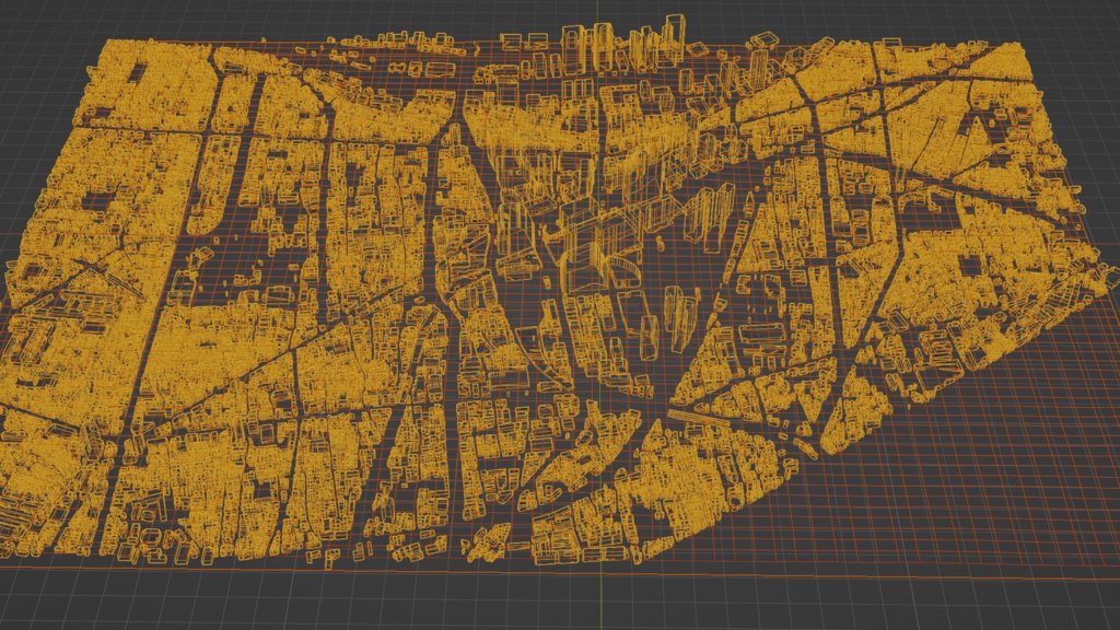 Osaka MAP 大阪駅周辺の広域3Dモデル | 3D Model