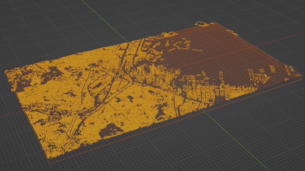 Yokohama MAP 横浜駅~みなとみらい周辺の広域3Dモデル | 3D Model