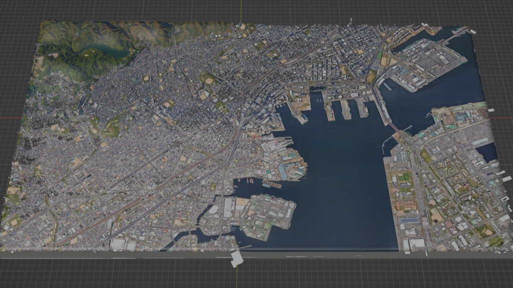 Kobe MAP 神戸駅周辺の広域3Dモデル | 3D Model