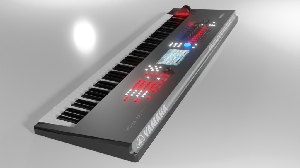 DJ Mixer synthesizer DJミキサー・シンセサイザー・鍵盤楽器 | 3D Model