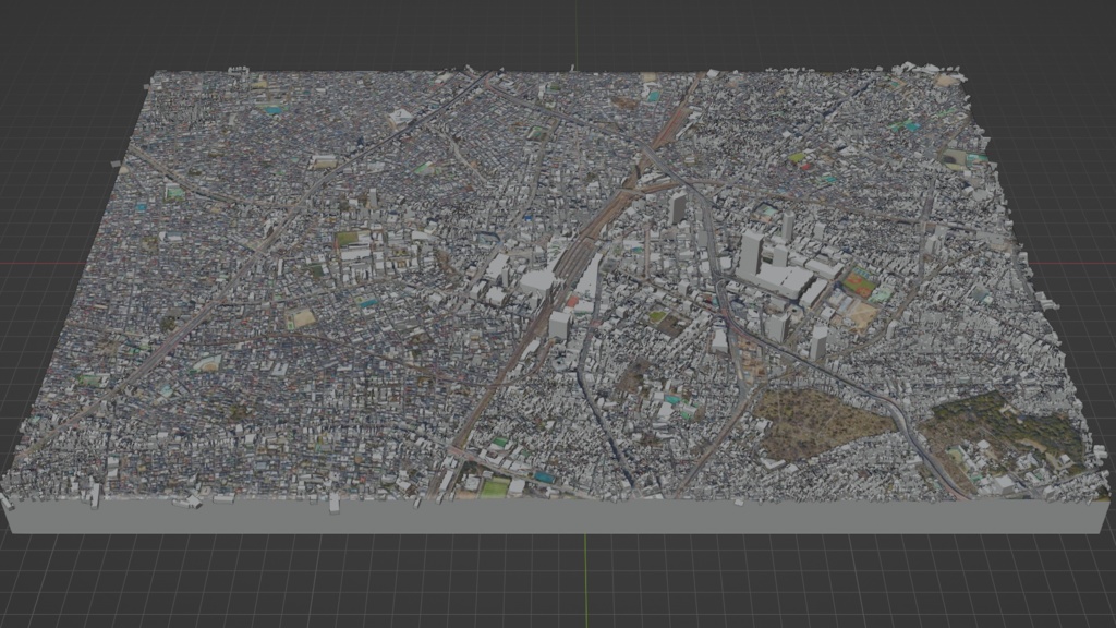 TOKYO Ikebukuro MAP 池袋駅周辺の3Dマップ・都市 | 3D Model