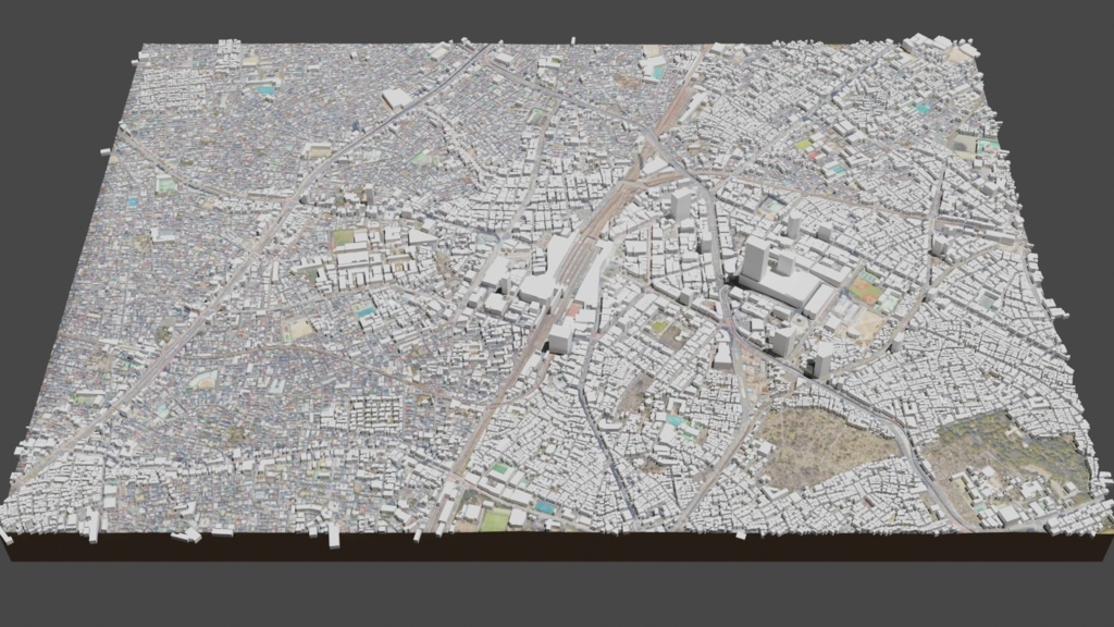 TOKYO Ikebukuro MAP 池袋駅周辺の3Dマップ・都市 | 3D Model