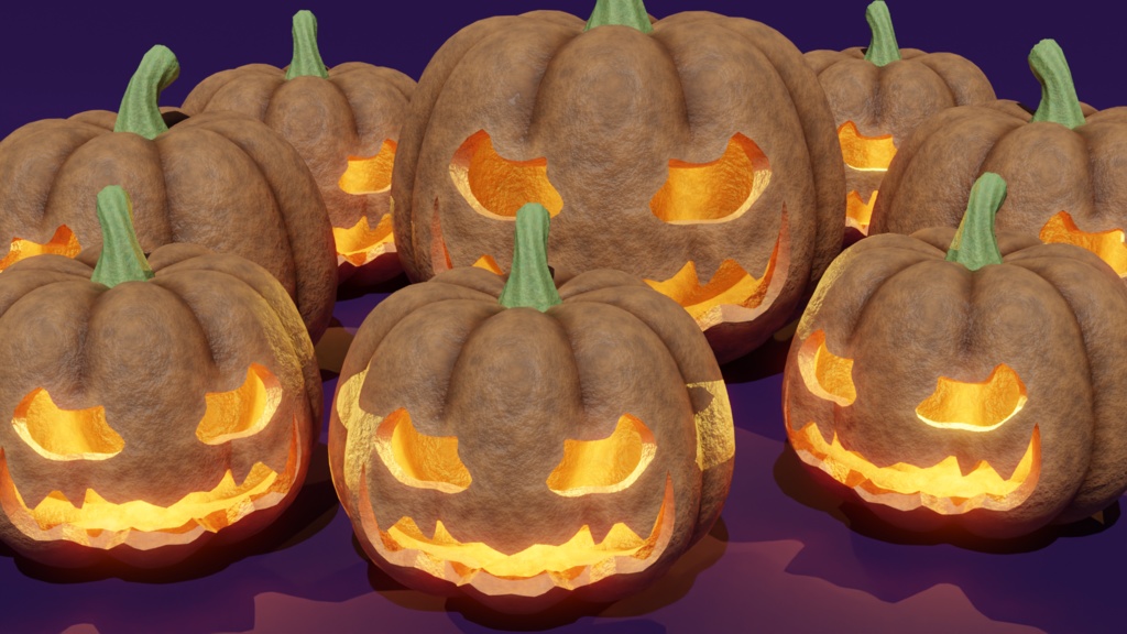 Halloween pumpkin ハロウィンのカボチャ | 3D Model