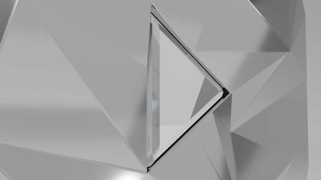 YouTubeのダイヤモンドの盾 Diamond Creator Award | 3D Model