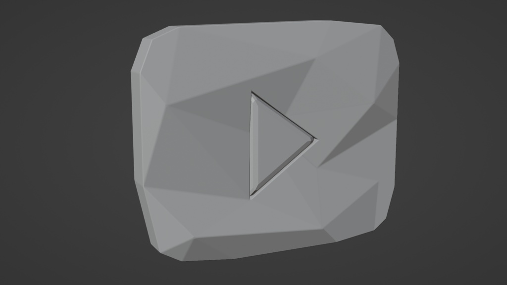 YouTubeのダイヤモンドの盾 Diamond Creator Award | 3D Model