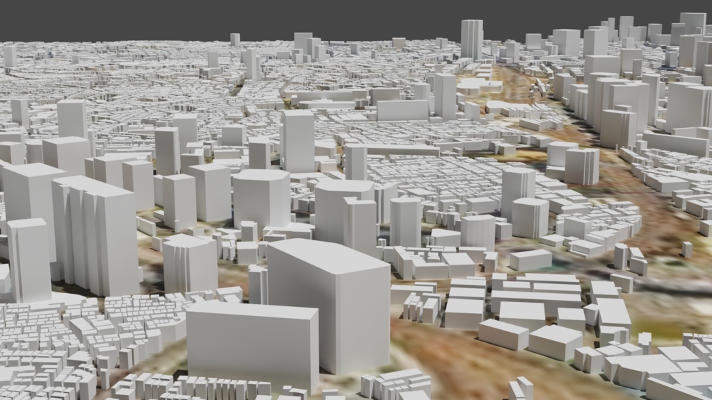 ODAIBA MAP お台場周辺 広域3Dマップ | 3D Model