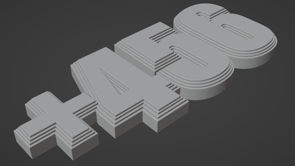 【開運】上乗せ+456【3Dプリント出力可能】 | 3D Model