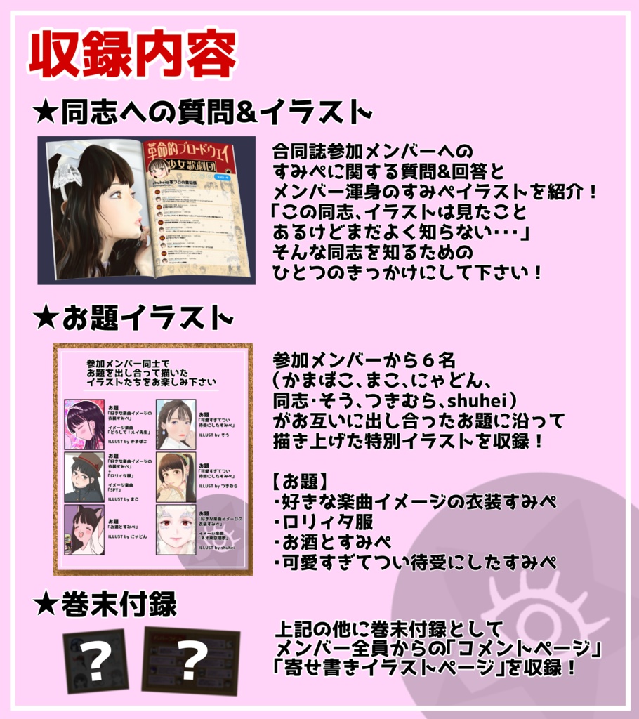 【電子書籍版】上坂すみれさん合同イラスト誌「お絵描き同志の部屋」