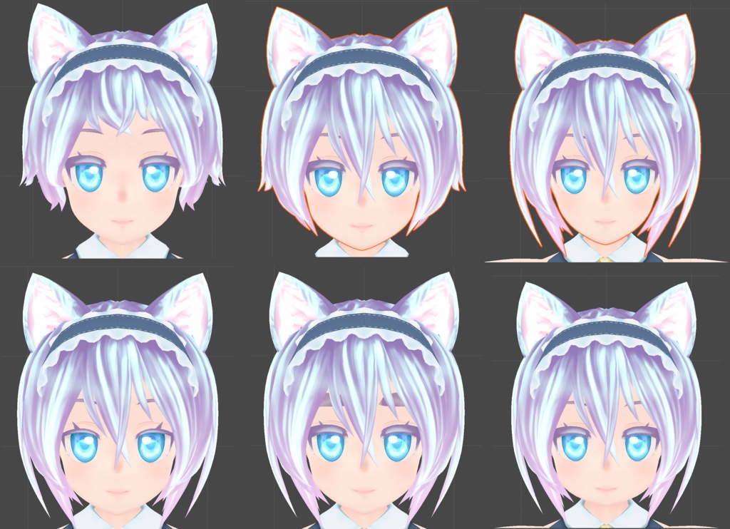 モード・イロナ (Mode Irona) - VRChat 向け 3Dアバターモデル