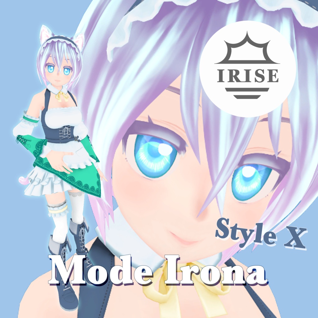 モード・イロナ (Mode Irona) - VRChat 向け 3Dアバターモデル