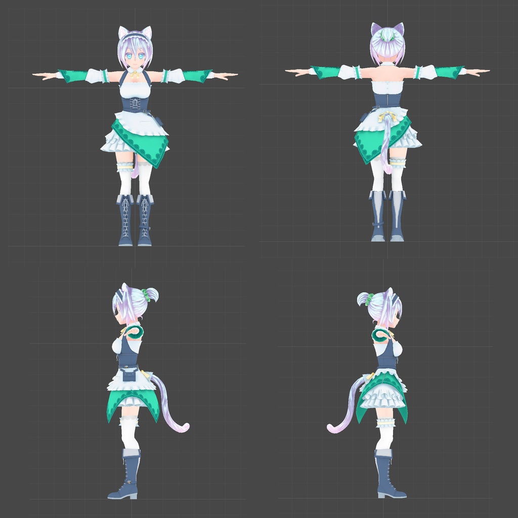 モード・イロナ (Mode Irona) - VRChat 向け 3Dアバターモデル